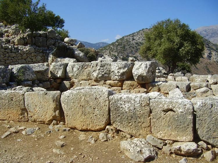 Lato The archaeological site of Lato in Crete Greece