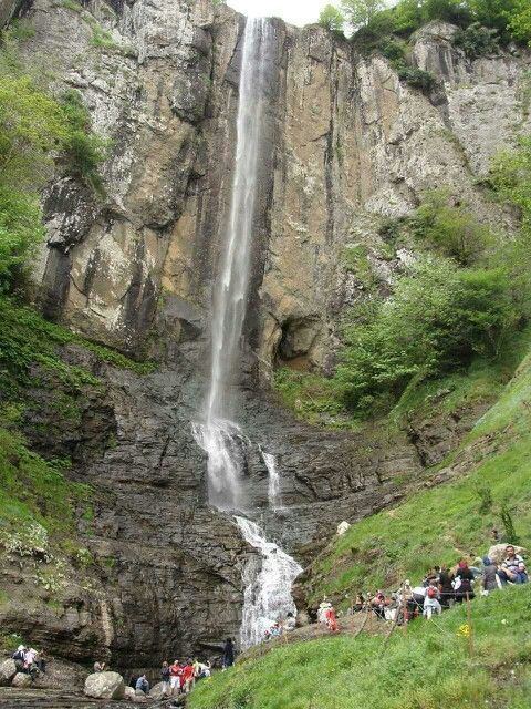 Laton Waterfall Laton Waterfall in Astara IranNature39s Pinterest Waterfalls