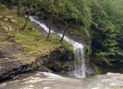 Laton Waterfall Laton waterfall tourism and tour tishineh