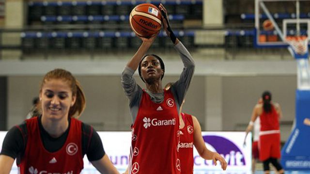 LaToya Sanders Sanders Representing Turkey At EuroBasket Women 2015