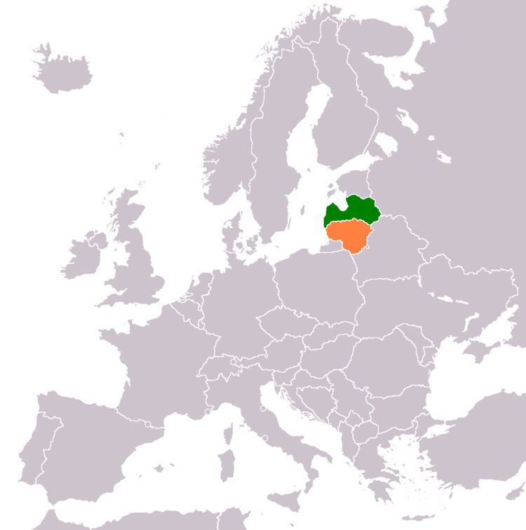 Latvia–Lithuania relations