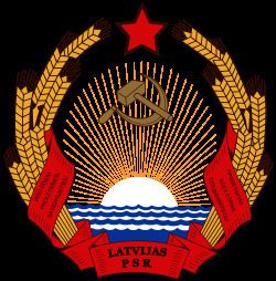 Latvian Soviet Socialist Republic Emblem of the Latvian Soviet Socialist Republic Wikipedia