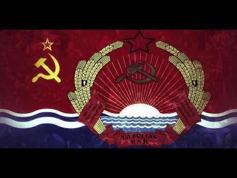 Latvian Soviet Socialist Republic Anthem of the Latvian Soviet Socialist Republic YouTube