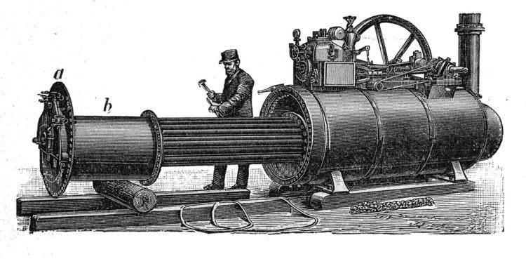 Launch-type boiler