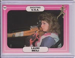 Launi Meili RARE 199293 ICCOA LAUNI MEILI CARD 29 SHOOTING OLYMPICS