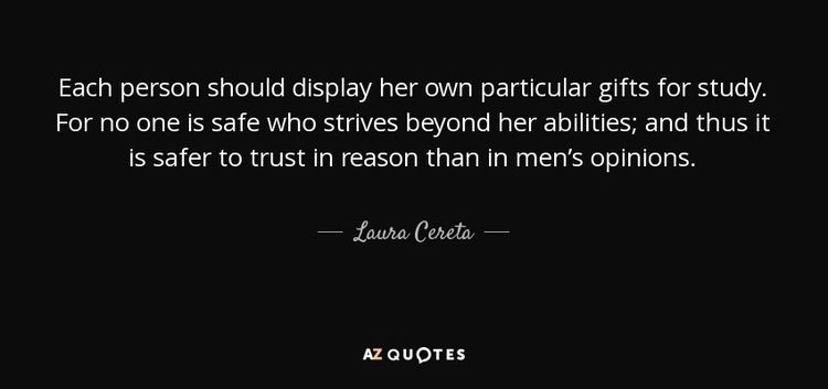 Laura Cereta QUOTES BY LAURA CERETA AZ Quotes