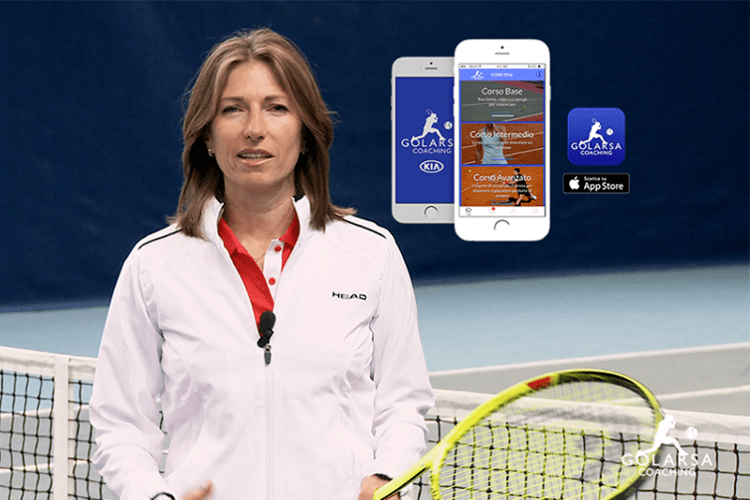 Laura Golarsa Golarsa Tennis Coaching App lezioni di tennis direttamente a casa
