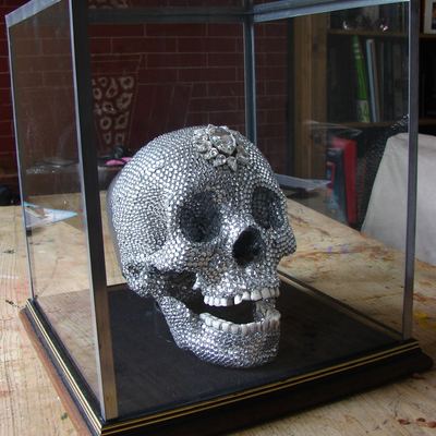 Laura Keeble The making of the skull