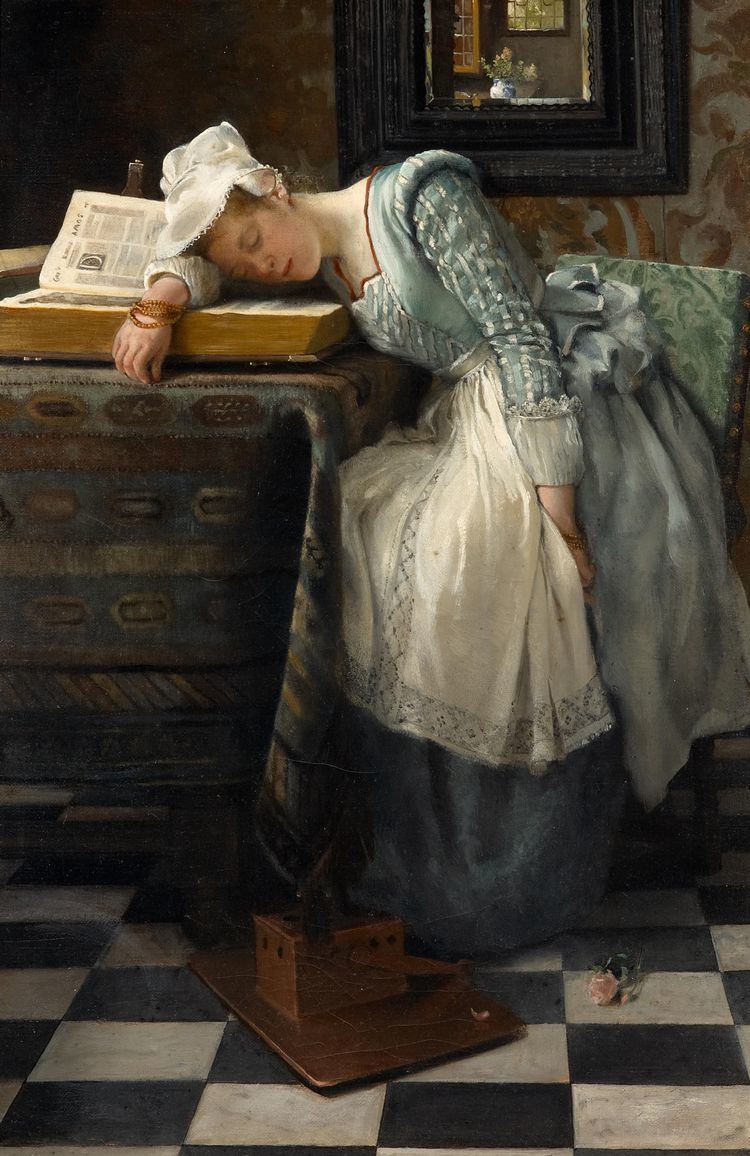 Laura Theresa Alma-Tadema FileLaura Theresa AlmaTadema World of dreams 1876jpg