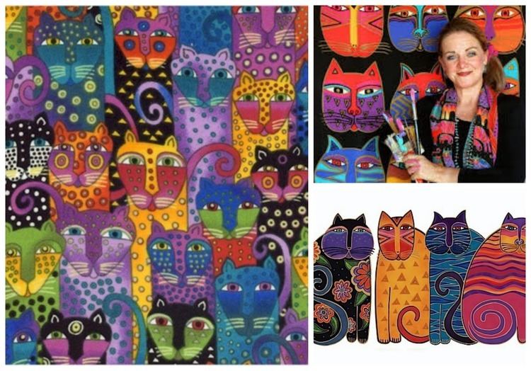 Laurel Burch Meow Cats inspired by Laurel Burch Young Art Love