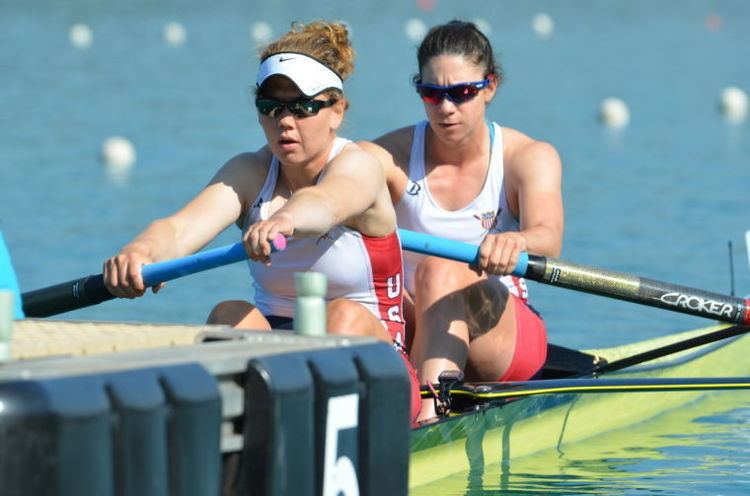 Lauren Schmetterling Olympics Moorestowns Lauren Schmetterling rowing toward Olympic