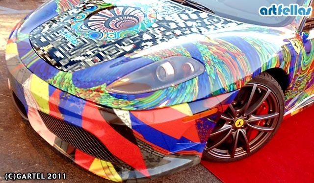 Laurence Gartel Cars As Canvas F430 Scuderia Laurence Gartel Edition WIRED