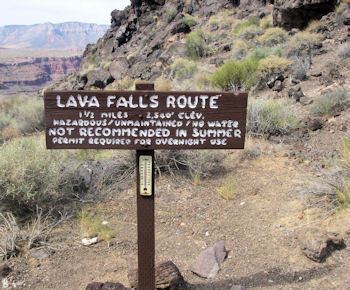 Lava Falls Trail Grand Canyon