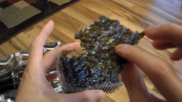 Laver (seaweed) Review Korean roasted sea laver seaweed sea weed kelp alternative