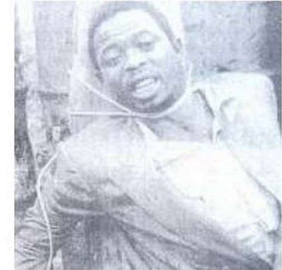 Lawrence Anini was tied to a tree while wearing a coat and long sleeves