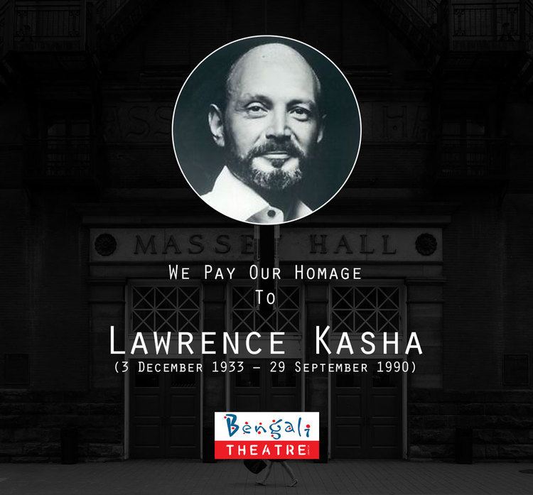 Lawrence Kasha Bengali Theatre We Pay Our Homage To Lawrence Kasha