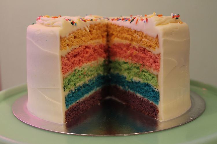 Layer cake Rainbow Layer Cake