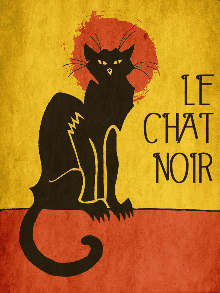 le chat noir meaning in english