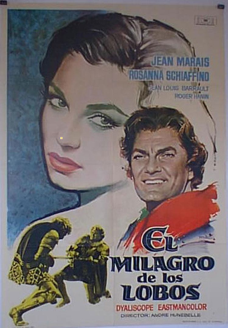 Le Miracle des loups (1961 film) MILAGRO DE LOS LOBOS EL MOVIE POSTER LE MIRACLE DES LOUPS
