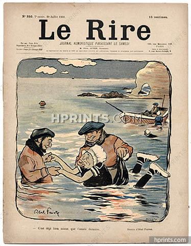 Le Rire LE RIRE 1901 N350 Abel Faivre Baroni vintage magazine