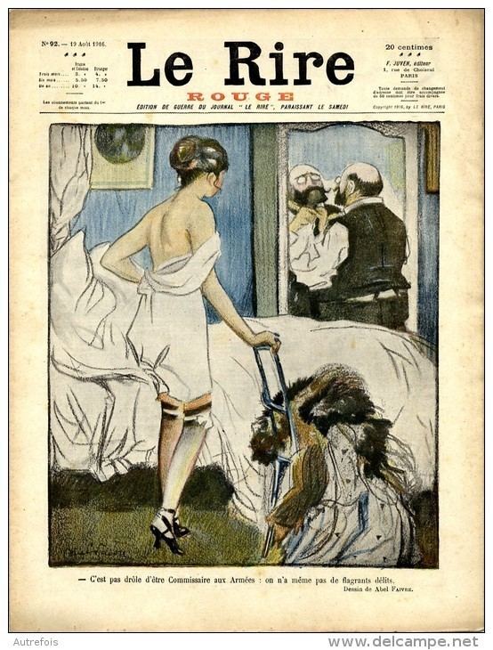 Le Rire Newspapers JOURNAL LE RIRE ROUGE N92 19 AOUT 1916