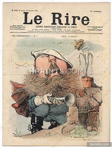 Le Rire LE RIRE 1899 N220 Charles Leandre Guydo Don Carlos Dreyfus