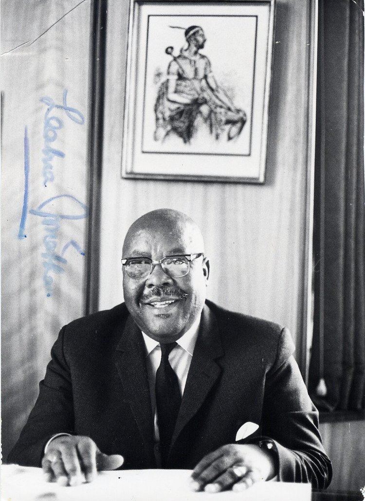 Leabua Jonathan 196586 Prime Minister of Lesotho LEABUA JONATHAN Hand Signed Photo