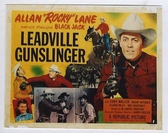 Leadville Gunslinger Leadville Gunslinger Western Movie Posters Cirone Studios