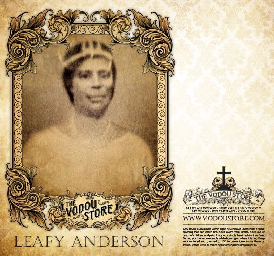 Leafy Anderson 7Day Candle Label Leafy Anderson The Vodou Store