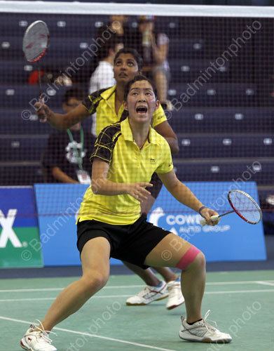 Leanne Choo Choo and Veeran in Vietnam Oceania Badminton