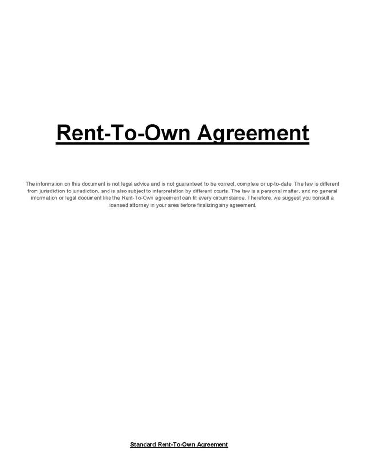 Lease purchase contract
