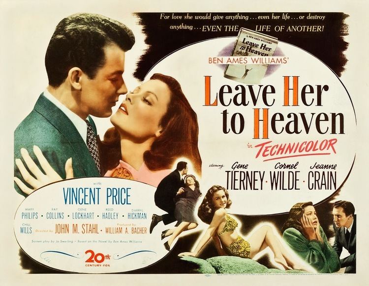 Leave Her to Heaven Leave Her to Heaven 1945 A masterpiece of post war American