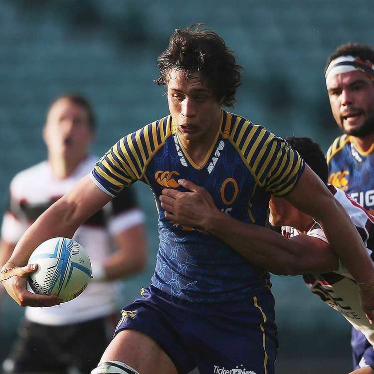 Lee Allan Otagos Lee Allan makes a break Rugby Union Photo ESPN Scrum