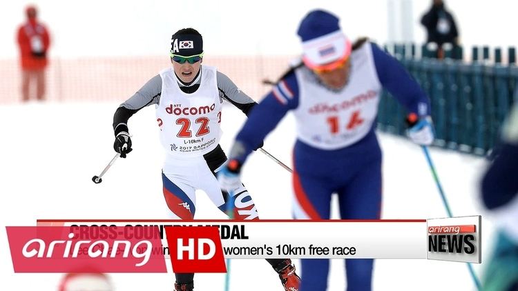 Lee Chae-won Crosscountry skier Lee Chaewon wins silver medal YouTube