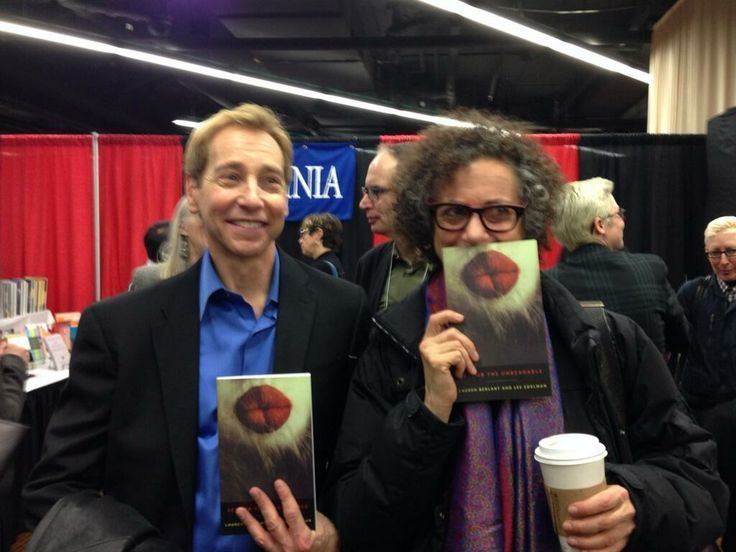 Lee Edelman Lee Edelman and Lauren Berlant pose with their book at MLA