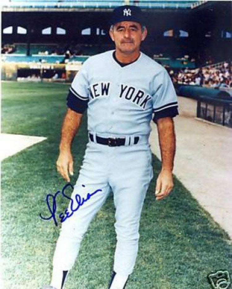 Lee Elia 1989 Lee Elia New York Yankees Game Worn Road Jersey w Steiner LOA
