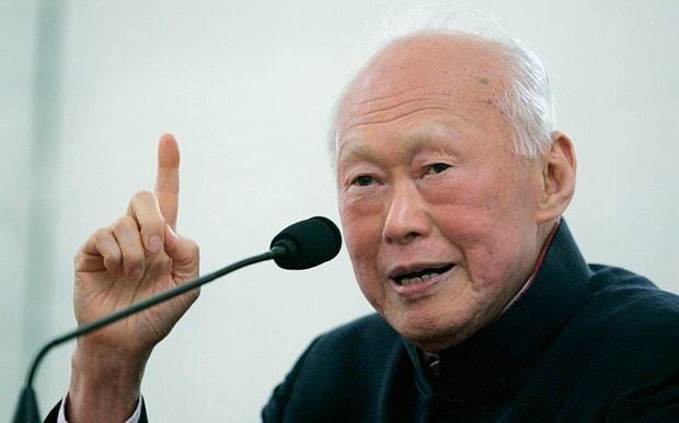 Lee Kuan Yew Lee Kuan Yew his most memorable quotes Telegraph