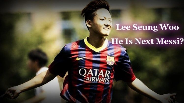 Lee Seung-woo Lee Seung WooHe is Next MessiFC Barcelona YouTube