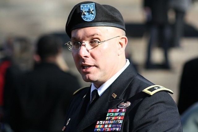 Lee Tafanelli Photo Kansas Adjutant General Lee Tafanelli participates in a