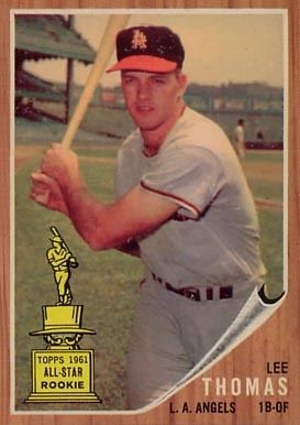 Lee Thomas (baseball) 1962 Topps Lee Thomas 154 Baseball Card Value Price Guide