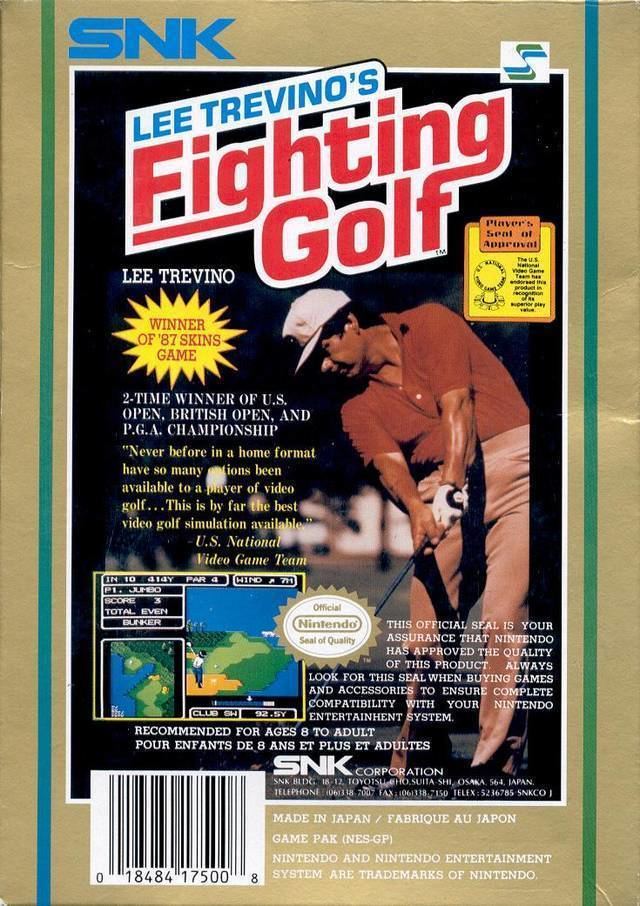 Lee Trevino's Fighting Golf Lee Trevino39s Fighting Golf Box Shot for NES GameFAQs