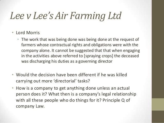 Lee v Lee's Air Farming Ltd httpsimageslidesharecdncomlecture3slides140