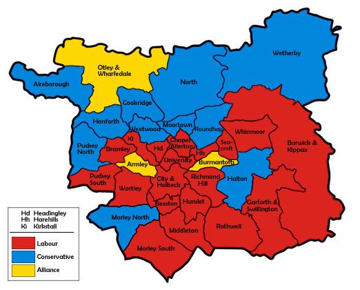 Leeds City Council election, 1983