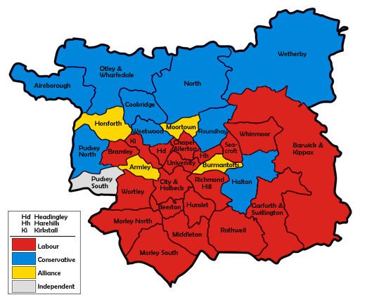 Leeds City Council election, 1984