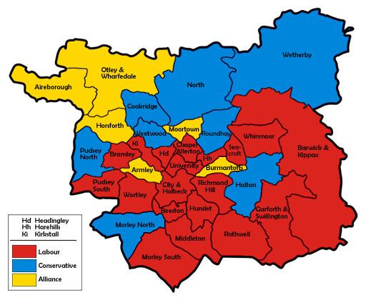 Leeds City Council election, 1987