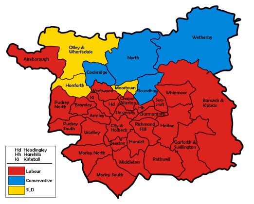 Leeds City Council election, 1990