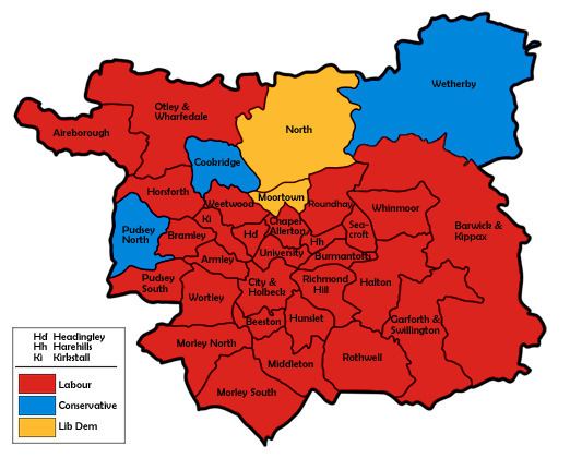 Leeds City Council election, 1996