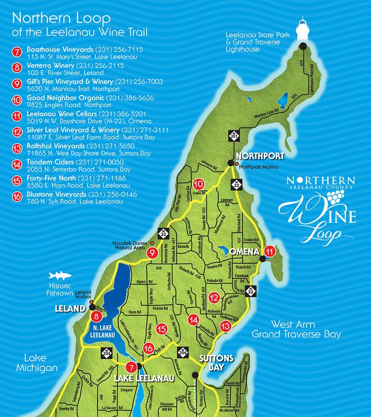 Leelanau Peninsula Leelanau Peninsula Wine Trail Vineyard Bay Estates