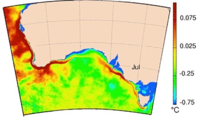Leeuwin Current The goodnews El Nio story for Western Australia39s oceans