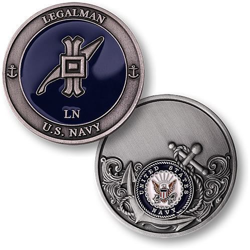 Legalman Navy Legalman LN Coin
